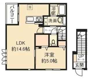 HEIM MAISON中向陽【2階】の間取り