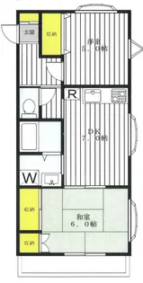 ヒールドビル【4階】の間取り