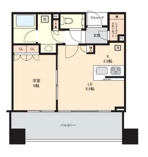 東京都新宿区大久保3【マンション】の間取り