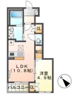 千葉県八千代市八千代台北11【アパート】の間取り