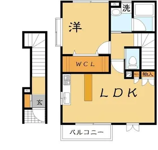 エコーハイムII【2階】の間取り