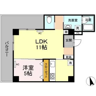 儀保邸【2階】の間取り