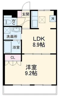 プレイス【1階】の間取り