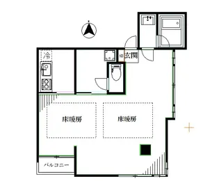 東京都中野区弥生町3【マンション】の間取り