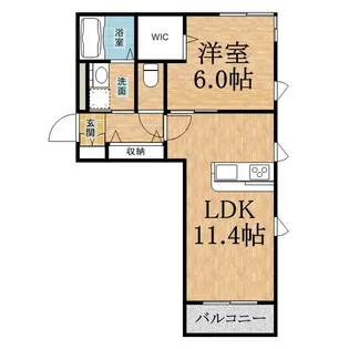 千葉県市原市五所【アパート】の間取り