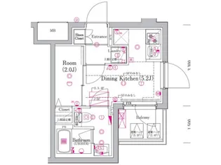 AZEST金町【4階】の間取り