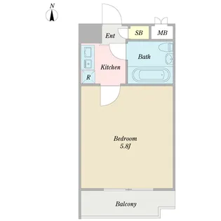 プロシード弘明寺【3階】の間取り