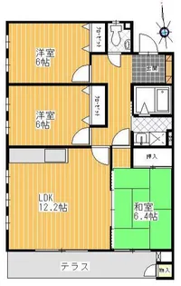 神奈川県鎌倉市大町2【マンション】の間取り
