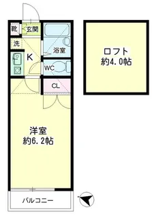 ブルーメアライ72【3階】の間取り