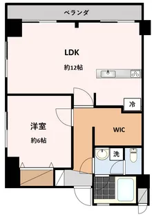 セブンスターマンション日本橋浜町【4階】の間取り