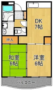 神奈川県川崎市幸区下平間【マンション】の間取り