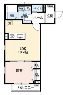 La Belle Teint【2階】の間取り