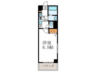 マ・アビタション【5階】の間取り