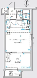 SQUARE CHIDORICHO【3階】の間取り