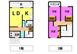 香川県坂出市宮下町【一戸建】の間取り