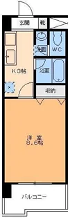 グレイスパル本町【10階】の間取り