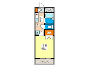 広島県広島市西区南観音2【マンション】の間取り