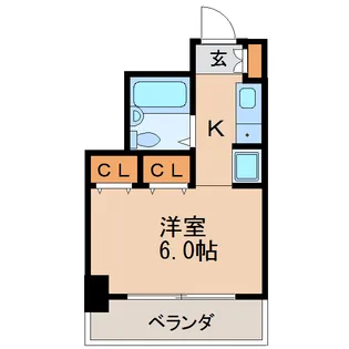 レスパス千種【5階】の間取り