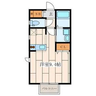 アコルデ反町【1階】の間取り
