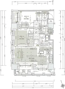 アトラス麻布十番【8階】の間取り