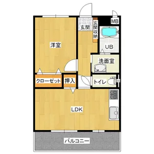 ミニョン【2階】の間取り