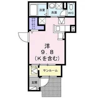 FIT 7CASTLE【1階】の間取り