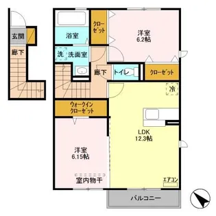 グランシャリオ【2階】の間取り