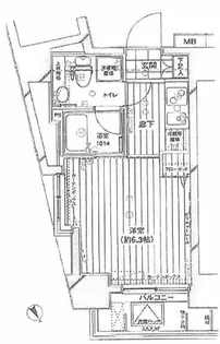 プレール目黒リバーサイド【4階】の間取り