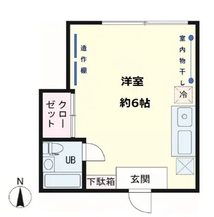 ヴィラ下北沢C棟【2階】の間取り