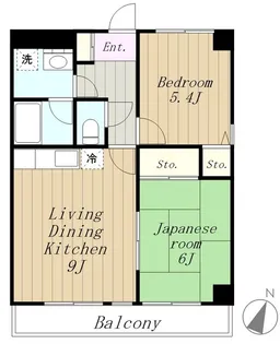 コンフォートソシアK【5階】の間取り