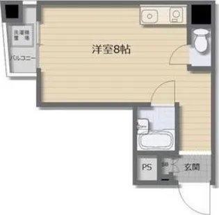 シャトー大手前【5階】の間取り