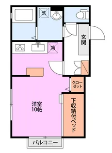 フィオーレ【1階】の間取り
