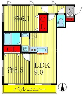 Liso【2階】の間取り