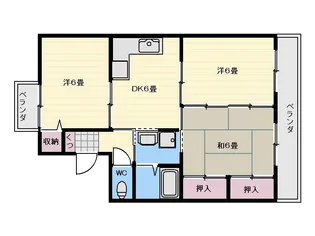 フローレンス吉野I【2階】の間取り