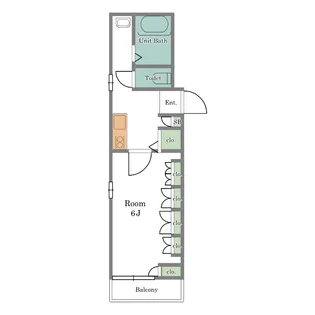 ESPERANZAII【1階】の間取り