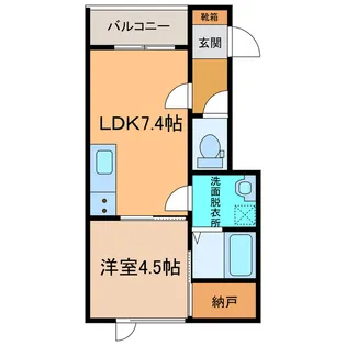 TOWN Seiryou(セイリョウ)【3階】の間取り