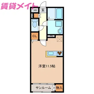 ファイン【3階】の間取り