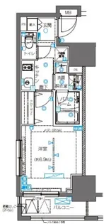 ズーム横浜桜木町【8階】の間取り