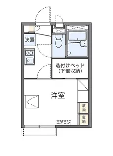 飛田給ハイム【2階】の間取り