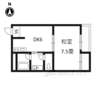 レジデンス山本2【2階】の間取り