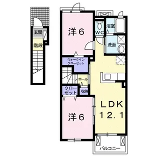 ファーストレジデンス B【2階】の間取り