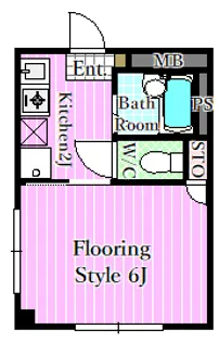 コーポカワイ【2階】の間取り