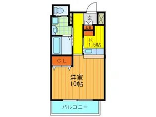 サンピカA【4階】の間取り
