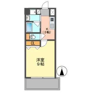 MITOMI Brillanz(ミトミブリリアンツ)【6階】の間取り