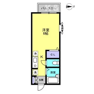ビューラM【1階】の間取り