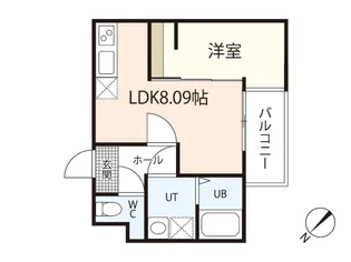 セブンプロート串戸【1階】の間取り