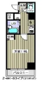 プライムアーバン住吉【9階】の間取り