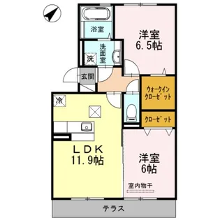 サンフェリーチェ【2階】の間取り