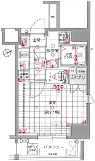 ラグジュアリーアパートメント恵比寿【6階】の間取り