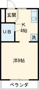 シャトレ蔵持【1階】の間取り